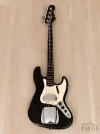 Бас-гитара Fender Jazz Bass Vintage Custom color Black USA 1965 w/Blonde Case