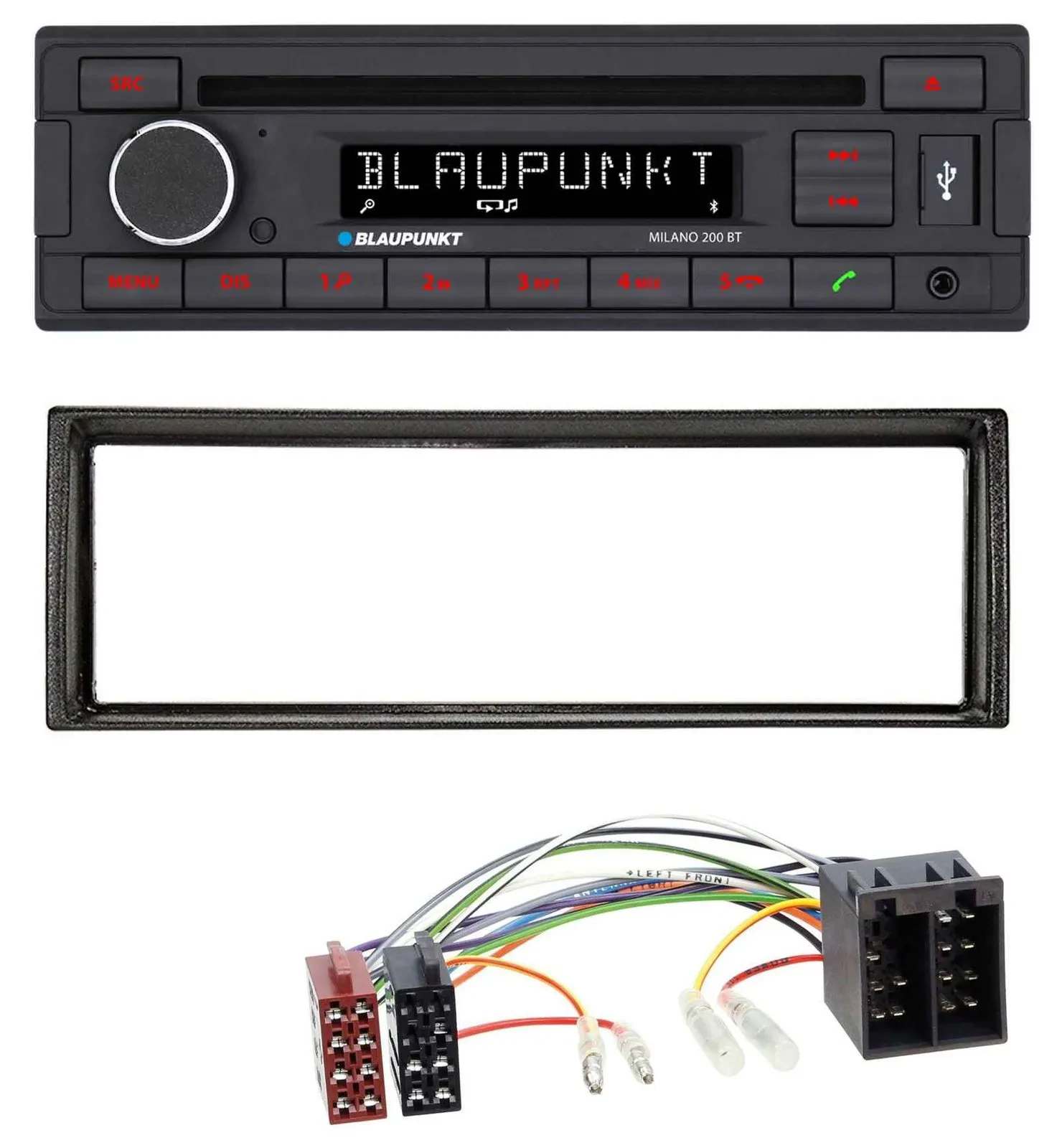 Blaupunkt MP3 USB CD Bluetooth AUX Autoradio für VW Golf 2 83-92 Jetta II 84-92