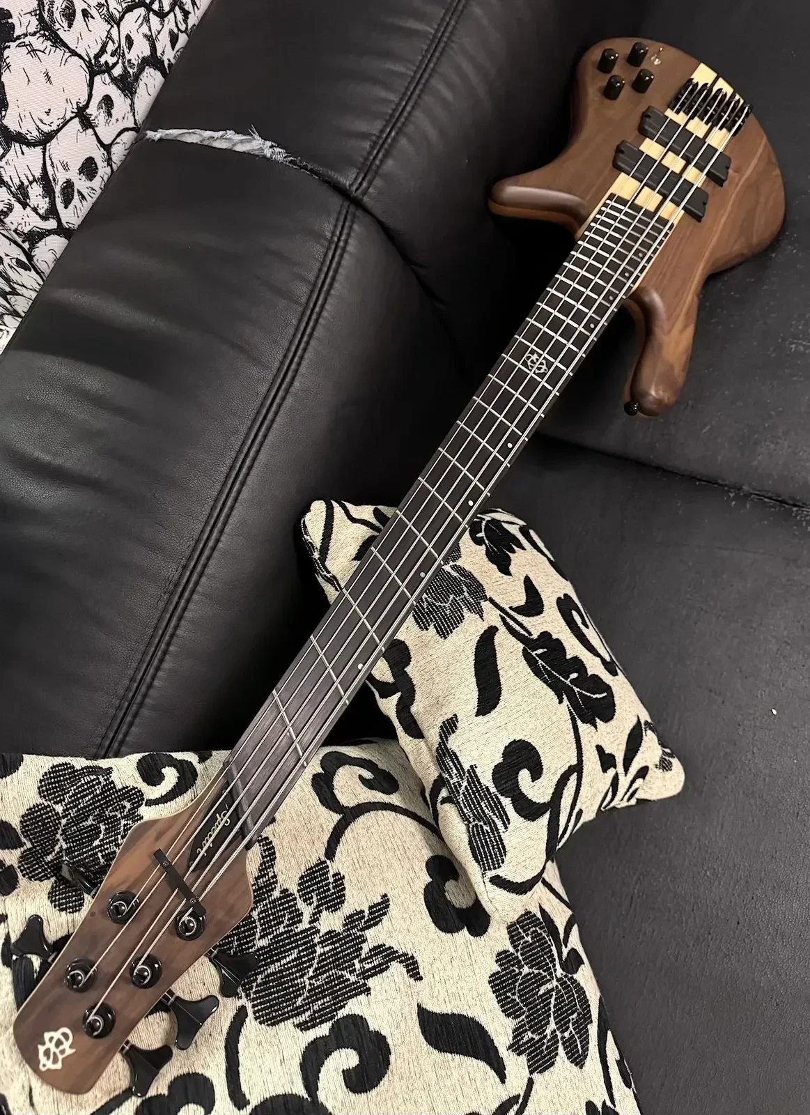 SPECTOR NS Dimension MS 5 Walnut LTD E-Bass B-Ware