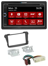 Blaupunkt Bluetooth DAB 2DIN USB DVD MP3 Autoradio für Hyundai i40 Typ VF ab 201