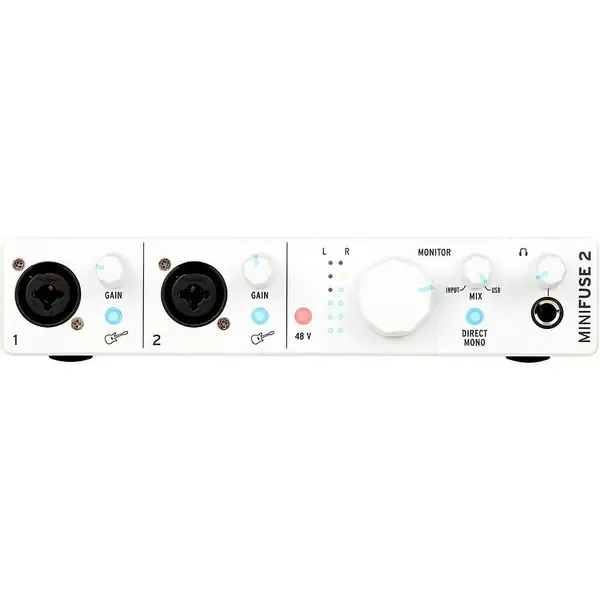 Звуковая карта внешняя Arturia MiniFuse 2 USB Audio Interface, White