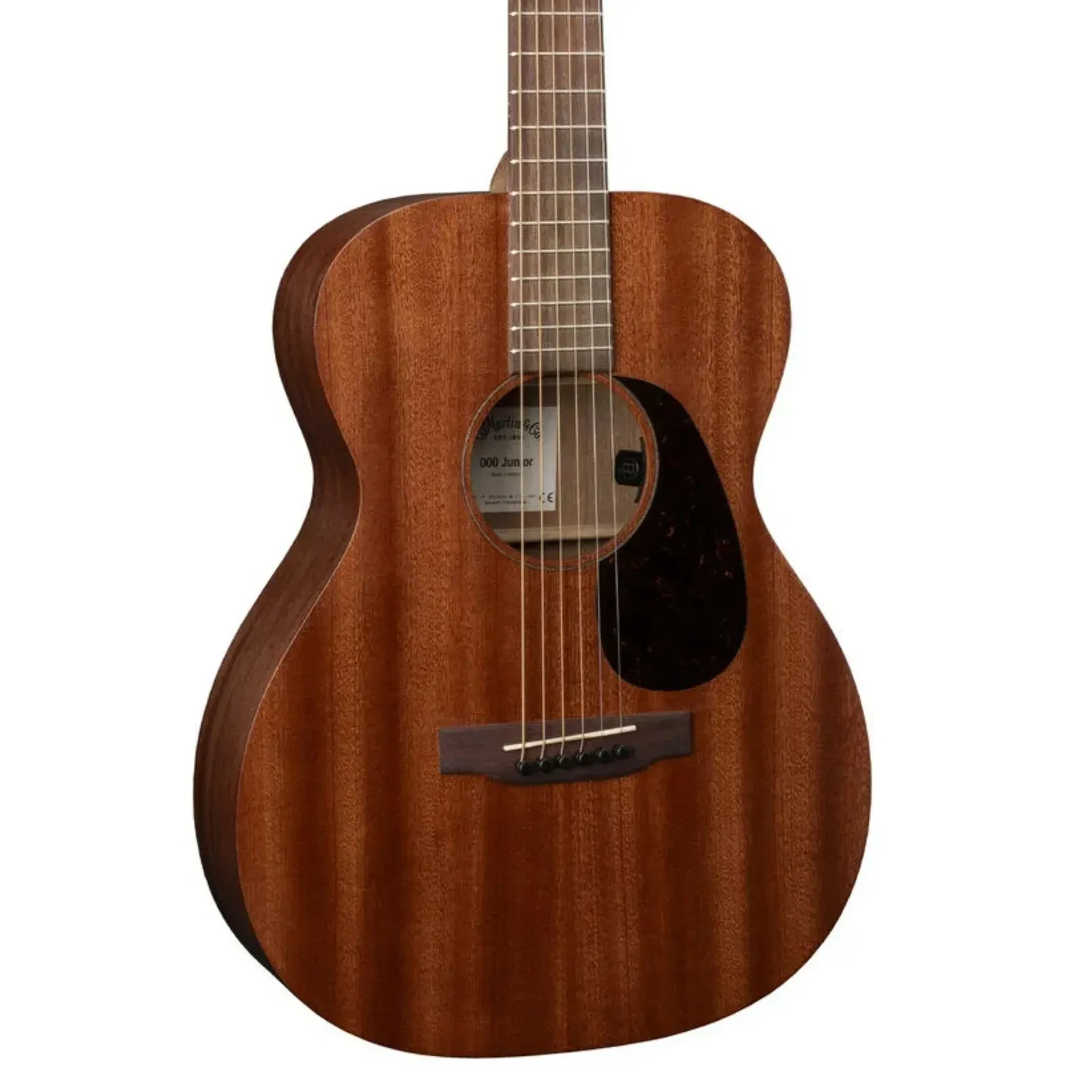 Электроакустическая гитара Martin Guitars 000Jr-E Junior Series Mini Grand Auditorium, сапеле (2025) с чехлом