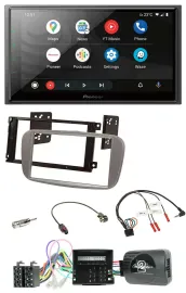 Pioneer USB 2DIN DAB Lenkrad Bluetooth Autoradio für Ford Mondeo S-Max 2007-14 C