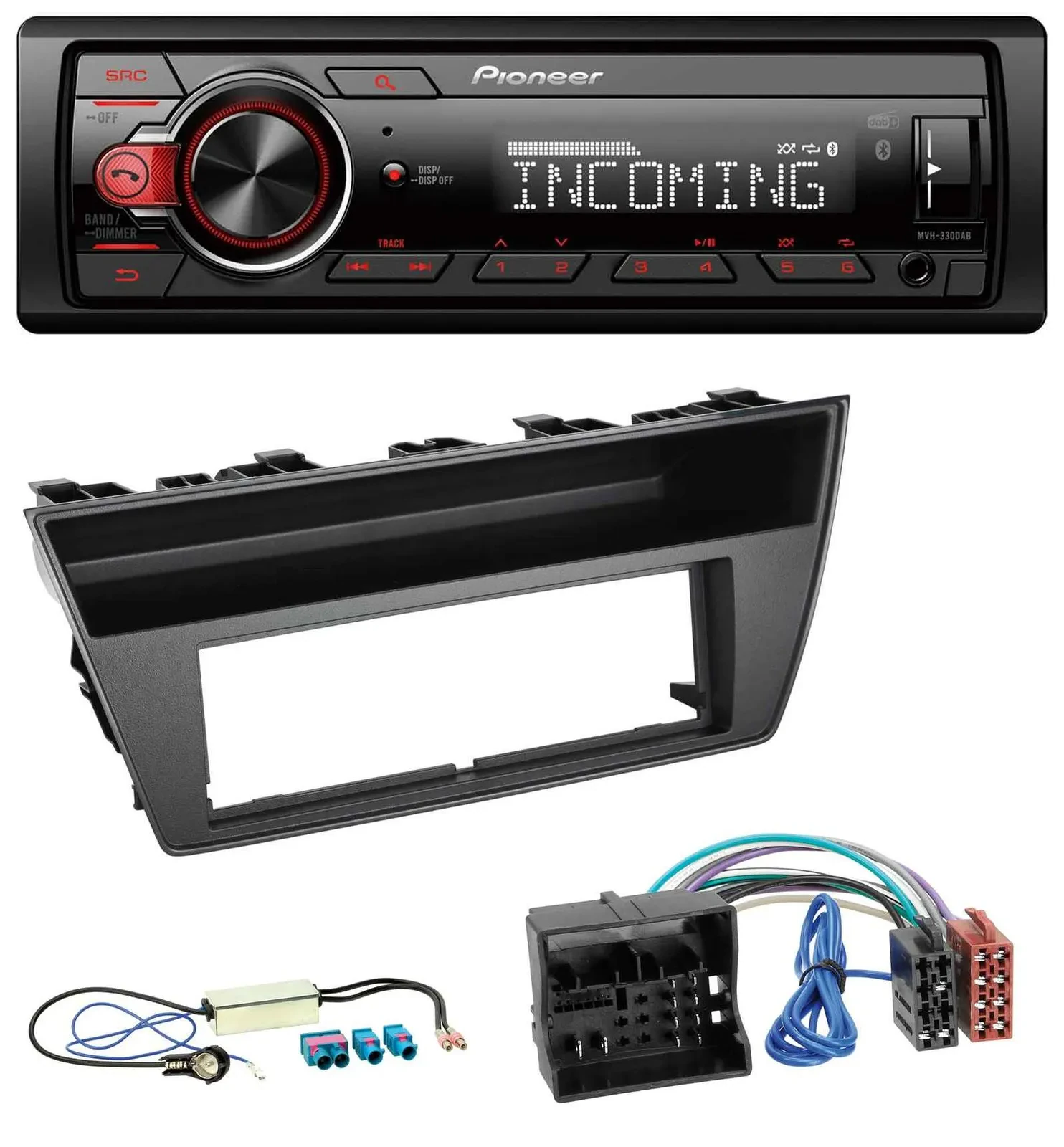 Pioneer Bluetooth USB DAB MP3 Autoradio für Skoda Fabia III (2014-2020)