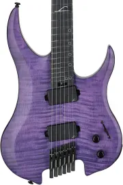 Legator G6FSS Ghost Headless Multi-Scale Electric Guitar Composite, Satin Purple