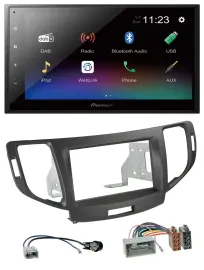 Pioneer USB Bluetooth DAB 2DIN MP3 Autoradio für Honda Accord ab 11 anthrazit