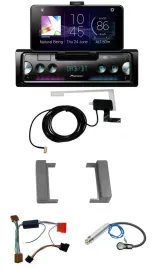 Автомагнитола Pioneer DAB, Bluetooth, MP3, USB для Audi A2/A3 8L/A4 B5/TT (1999–2006)