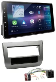 Автомагнитола Pioneer Bluetooth USB DAB MP3 для Lancia Y (843, 2003–2011), антрацит