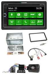 Blaupunkt Bluetooth 2DIN Lenkrad DAB USB TMC Navigation für Alfa Romeo 159 Brera
