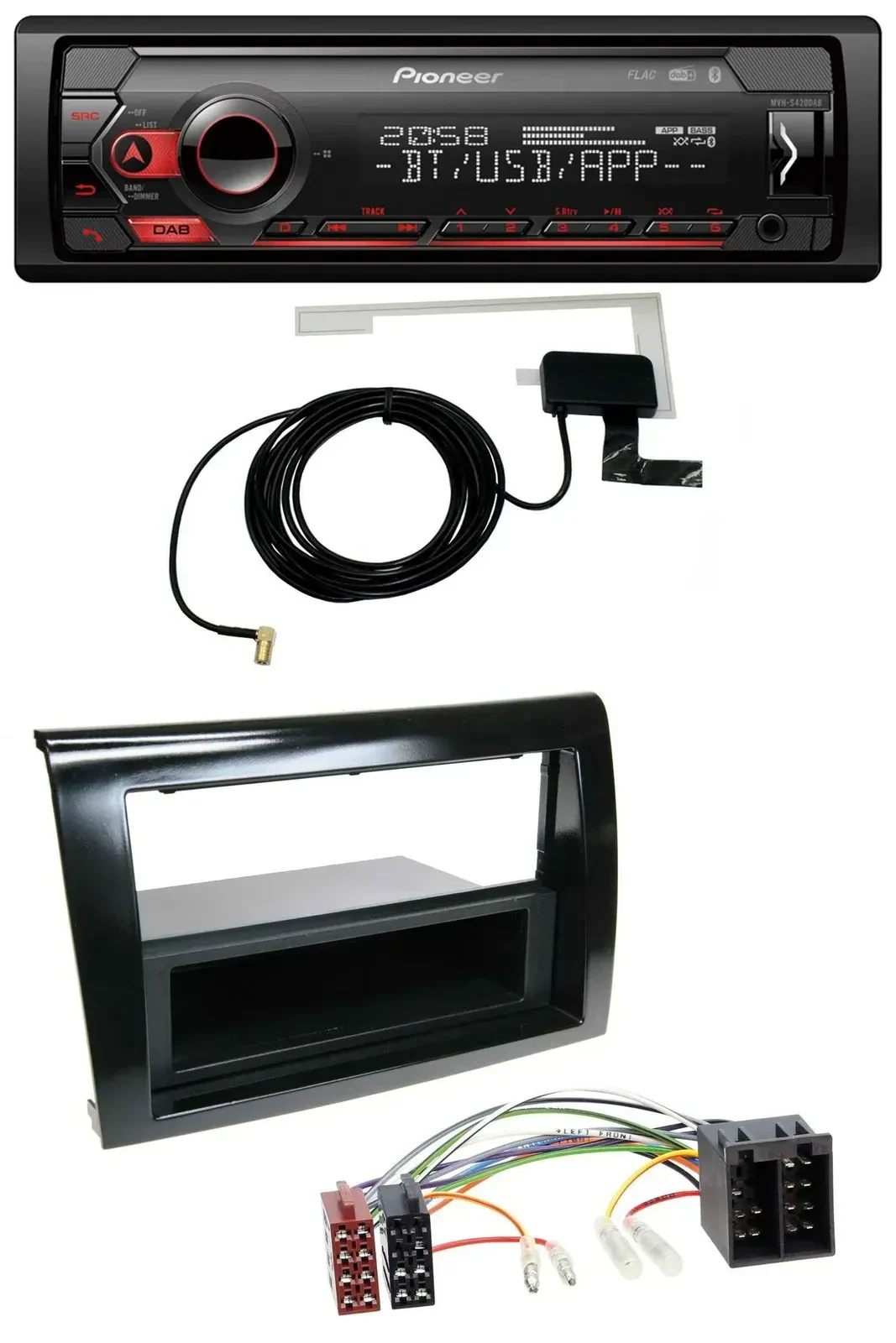 Автомагнитола для Fiat Bravo (с 2007) Pioneer DAB, USB, MP3, Bluetooth