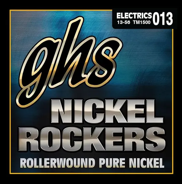Струны для электрогитары GHS Strings TM1500 Nickel Rockers 13-56