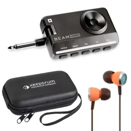 Blackstar Beam Solo Amp-Plug mit Audiofly Ohrhörer und keepdrum Tasche