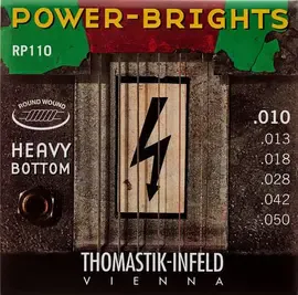 Струны для электрогитары Thomastik RP110 Power-Brights Heavy Bottom 10-50