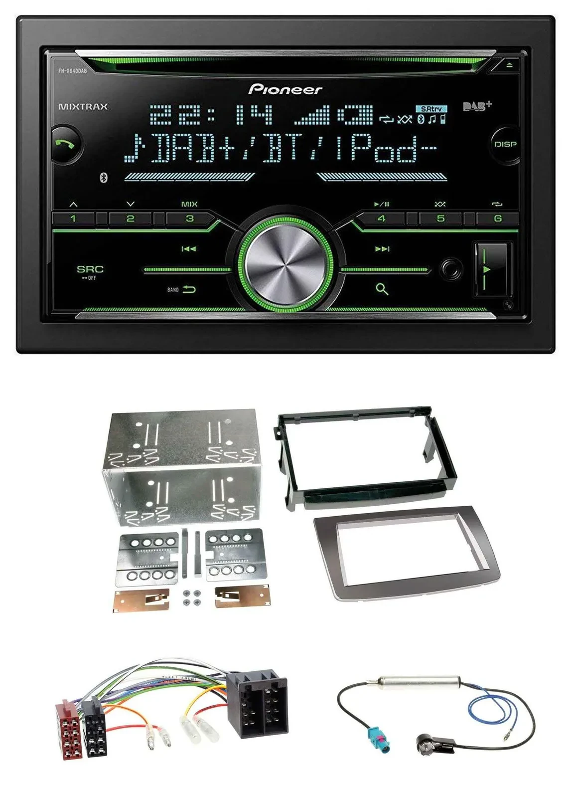 Автомагнитола для Alfa Romeo Mito Pioneer 2-DIN Bluetooth DAB USB CD MP3