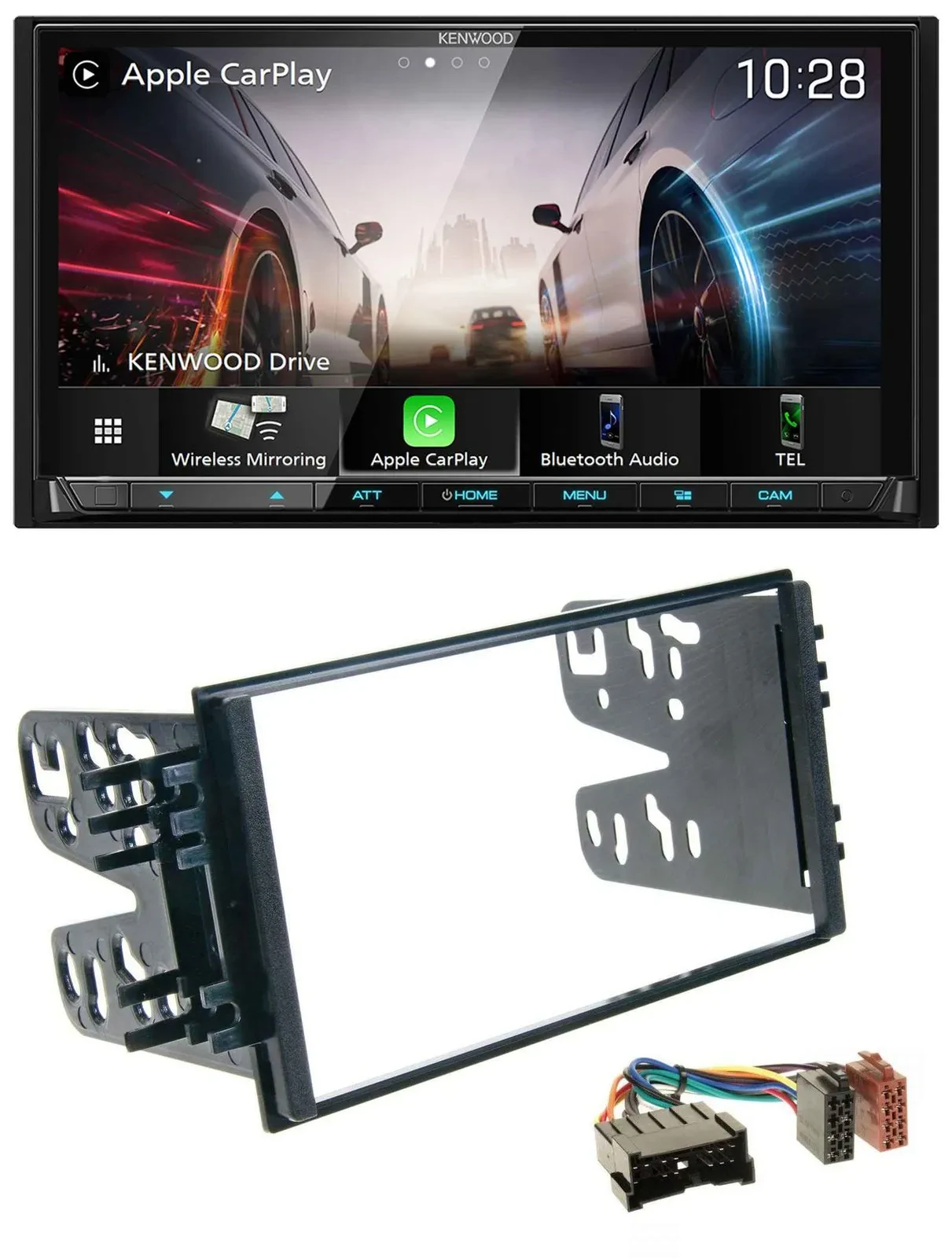 Kenwood MP3 2DIN USB DAB Bluetooth Autoradio für Kia Carnival (2001-2005)