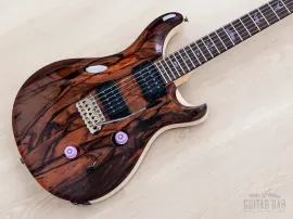 Б/У Электрогитара PRS Private Stock Custom 24 Semi-hollow 2023, макассарский эбен и ясень