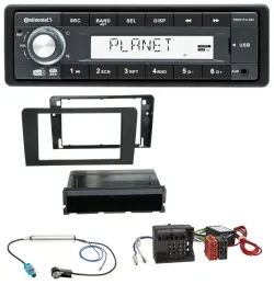 Автомагнитола Continental 1-DIN MP3 AUX USB DAB для Audi A3 8P (2006–2012) Symphony