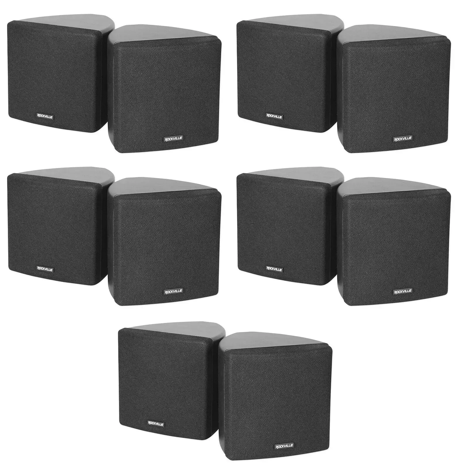 Настенная акустика Rockville Cube 70v Black (10 штук)