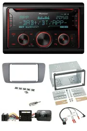 Автомагнитола Pioneer 2DIN DAB, Bluetooth, USB, CD, для Seat Ibiza (с 2008)