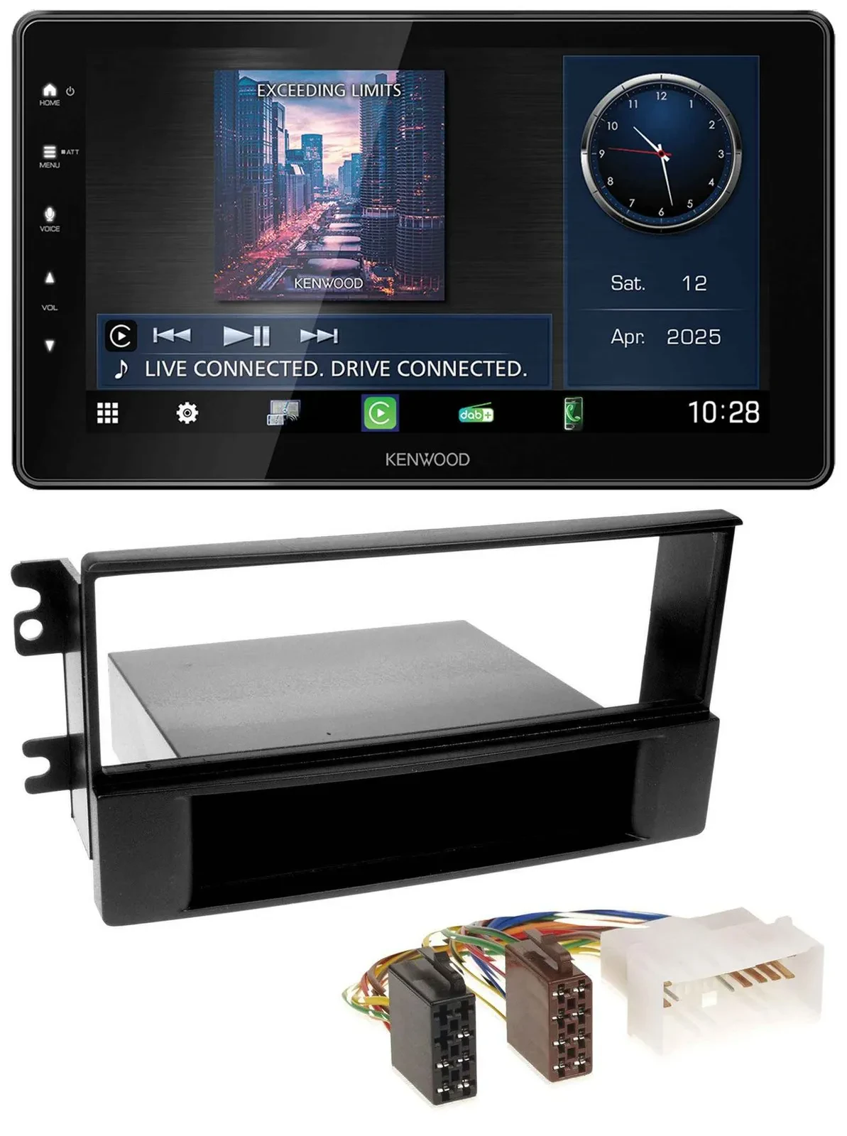 Автомагнитола для Kia Sportage (с 2005) Kenwood MP3, Bluetooth, USB, DAB