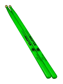 Барабанные палочки DRUMMASTER Fluoresent series American Hickory 5A GREEN флуоресцентные, зеленые