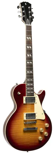 Электрогитара Stagg SEL-DLX DC BST Dark Cherry Burst