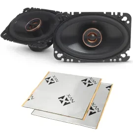 Infinity REF 6432CFX 90W 4x6" Coaxial Speakers w/ Damping
