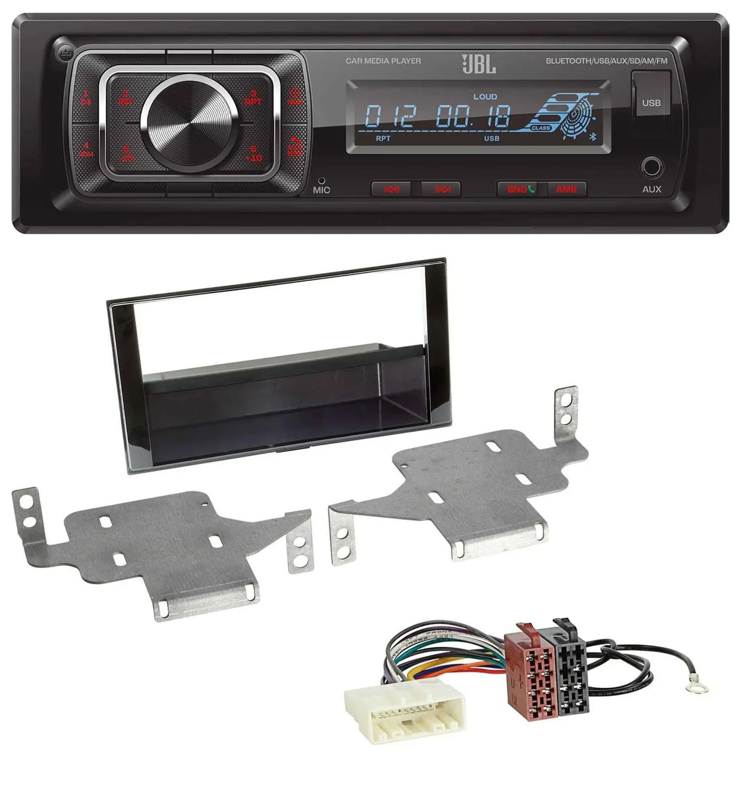 JBL SD AUX MP3 USB Bluetooth Autoradio für Nissan Juke (ab 2014)