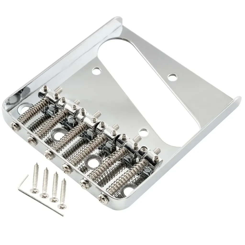 Бридж фиксированный для электрогитары Musiclily MX1841CR Tele, хром
