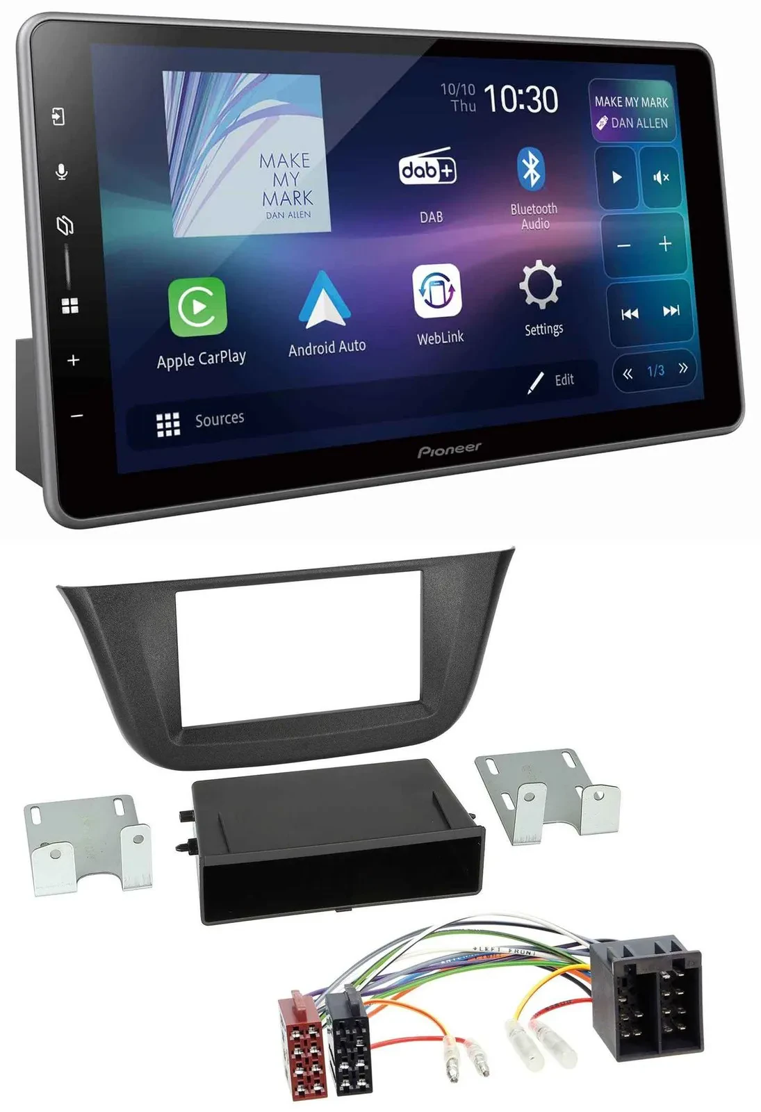 Pioneer Bluetooth USB DAB MP3 Autoradio für Iveco Daily (ab 2014)