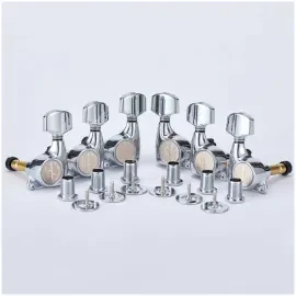 Колки гитарные GUYKER GK-510-D73FL хром, 3+3 (6 шт.)