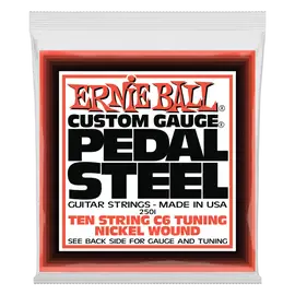 Струны для слайд-гитары Ernie Ball 2501 Nickel Wound 10-String C6 Tuning 12-66