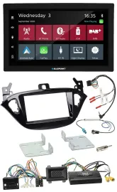 Blaupunkt DAB Bluetooth USB Lenkrad 2DIN Autoradio für Opel Adam Corsa E ab 2013