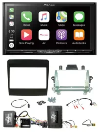 Автомагнитола для Porsche 911 (2011–2017) Pioneer 2-DIN, USB, DAB, DVD, Bluetooth