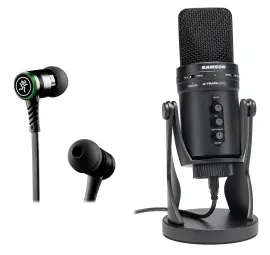 Микрофон проводной Samson G-Track Pro USB (набор) с наушниками Mackie CR-Buds