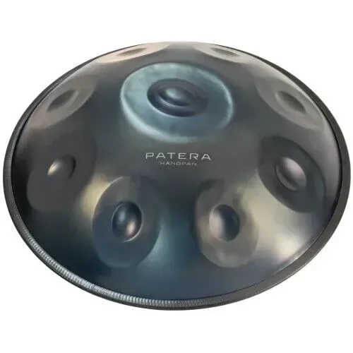 Б/У Хендпан Patera Handpan HPEM-3 E Minor, 55 см, синий металлик, 440 Hz, с рюкзаком и салфеткой