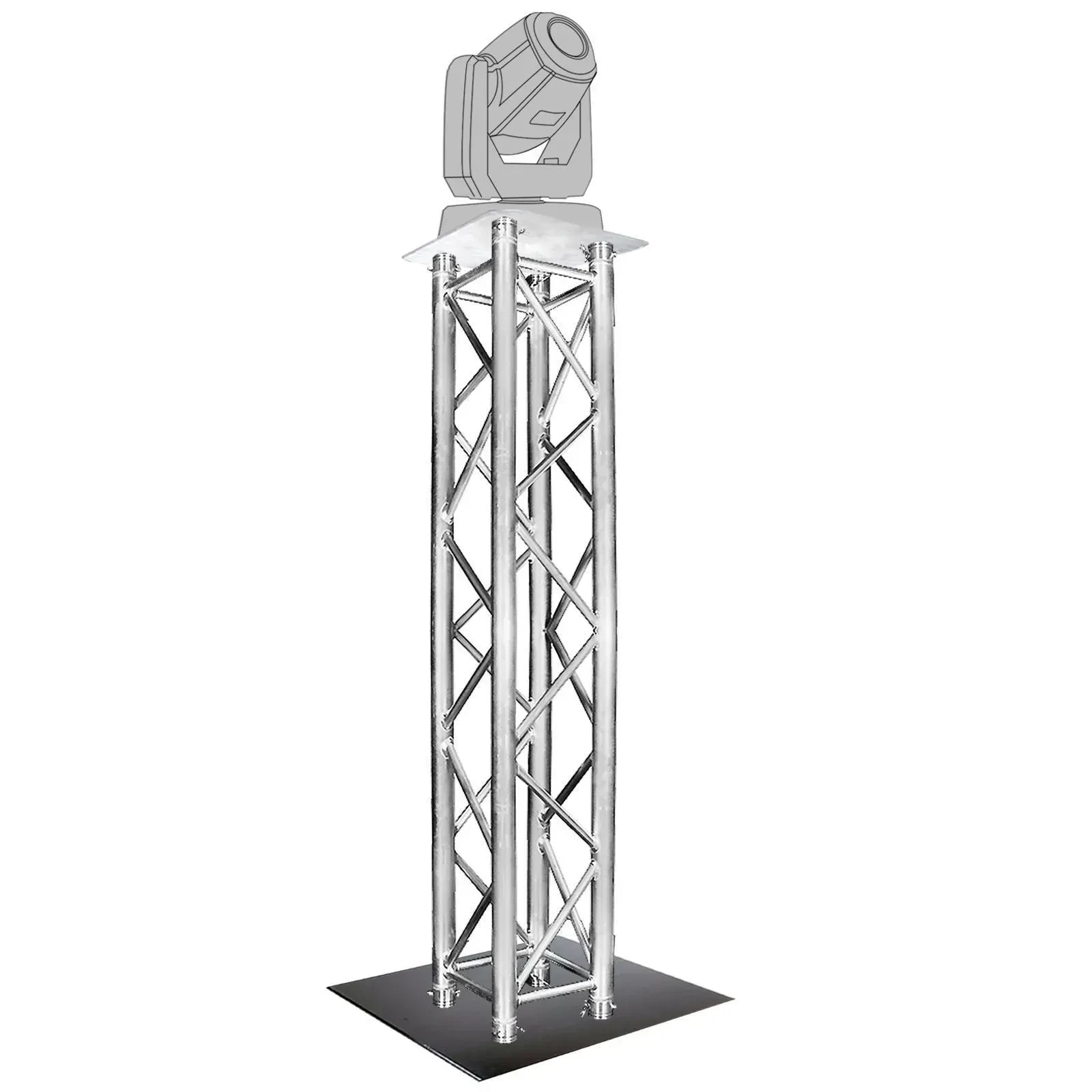 Сценическая ферма для DJ Global Truss SQ-4111 4.92 ft, квадратная с базовыми плитами (набор)