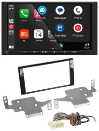 JBL USB 2DIN MP3 Bluetooth AUX Autoradio für Nissan Juke (ab 2014)