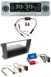 Dietz DAB USB MP3 Bluetooth Autoradio für Audi A6 C5 01-05 Symphony Aktivsystem
