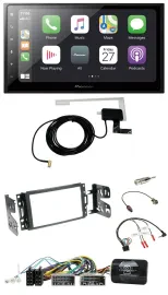 Автомагнитола Pioneer 2 DIN Bluetooth, DAB, USB для Jeep Grand Cherokee 2011–2020