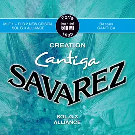 Струны для классической гитары Savarez 510MJ 30-44 Creation Cantiga High Tension