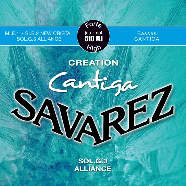 Струны для классической гитары Savarez 510MJ 30-44 Creation Cantiga High Tension