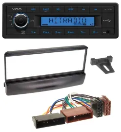 VDO AUX 1DIN MP3 USB Autoradio für Ford Cougar Escort Fiesta Focus 95-04 schwarz