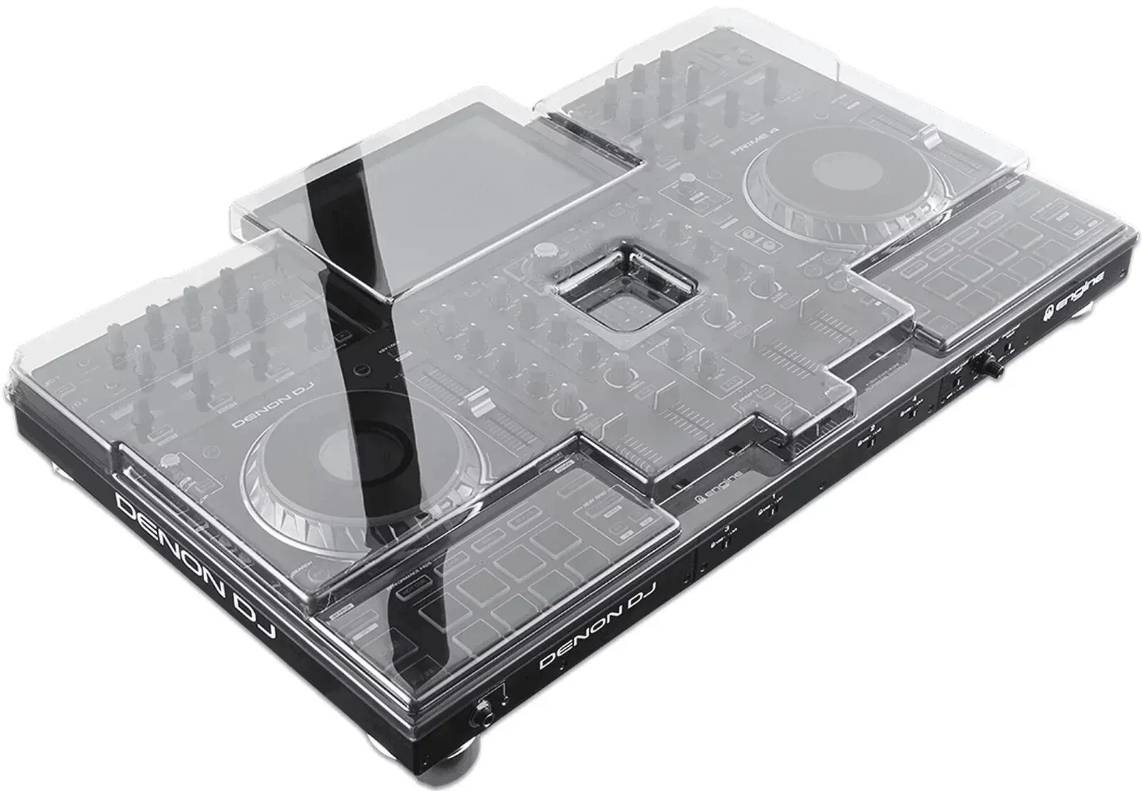 Защитная крышка для музыкального оборудования Decksaver Denon Prime4 Cover Clear