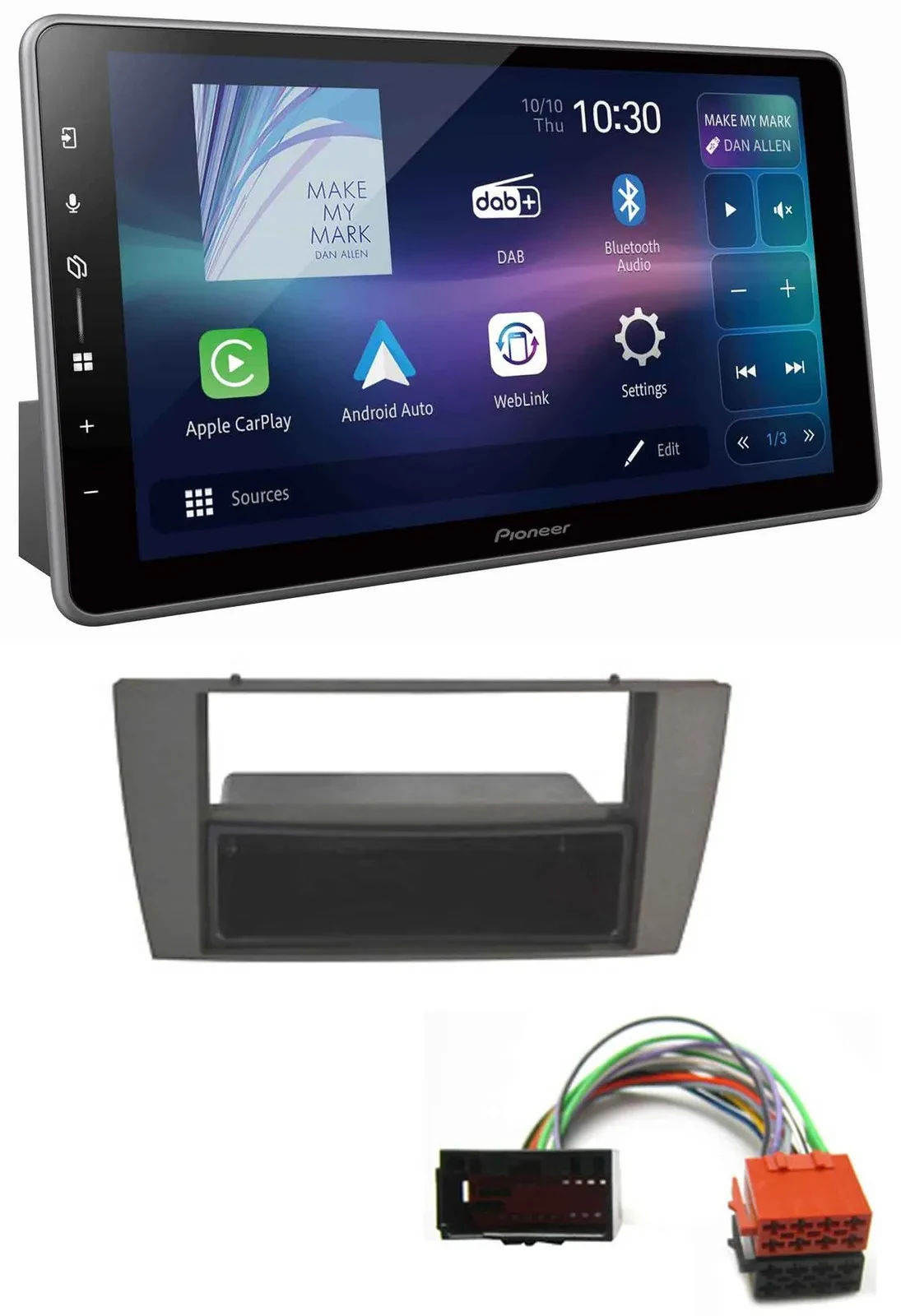 Pioneer Bluetooth USB DAB MP3 Autoradio für Jaguar S-Type X-Type 2003-2008