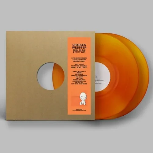 Виниловая пластинка Charles Webster - Born On The 24th Of July [New Vinyl LP] Colored Vinyl, Orange