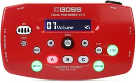 Вокальный процессор Boss VE-5 Vocal Performer Red