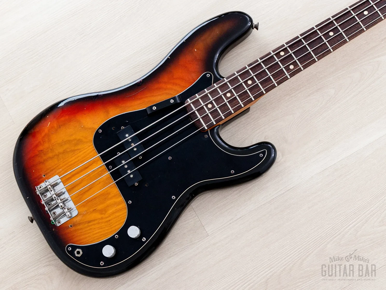 1978 Fender Precision Bass Sunburst Vintage Bass, 100% Original w/ Case