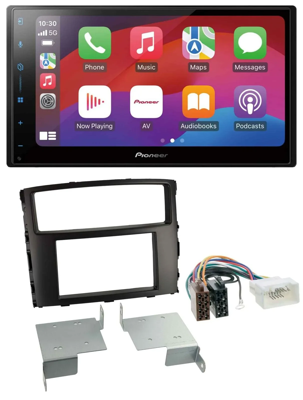 Pioneer DAB USB MP3 Bluetooth 2DIN Autoradio für Mitsubishi Pajero Shogun ab 14