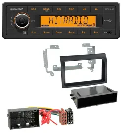 Continental 1DIN USB AUX MP3 Autoradio für Citroen Jumper ab 2014 Fiat Ducato 14